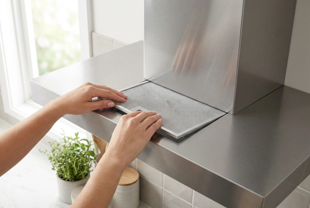 Comment entretenir une hotte aspirante à filtres et quand remplacer les cartouches