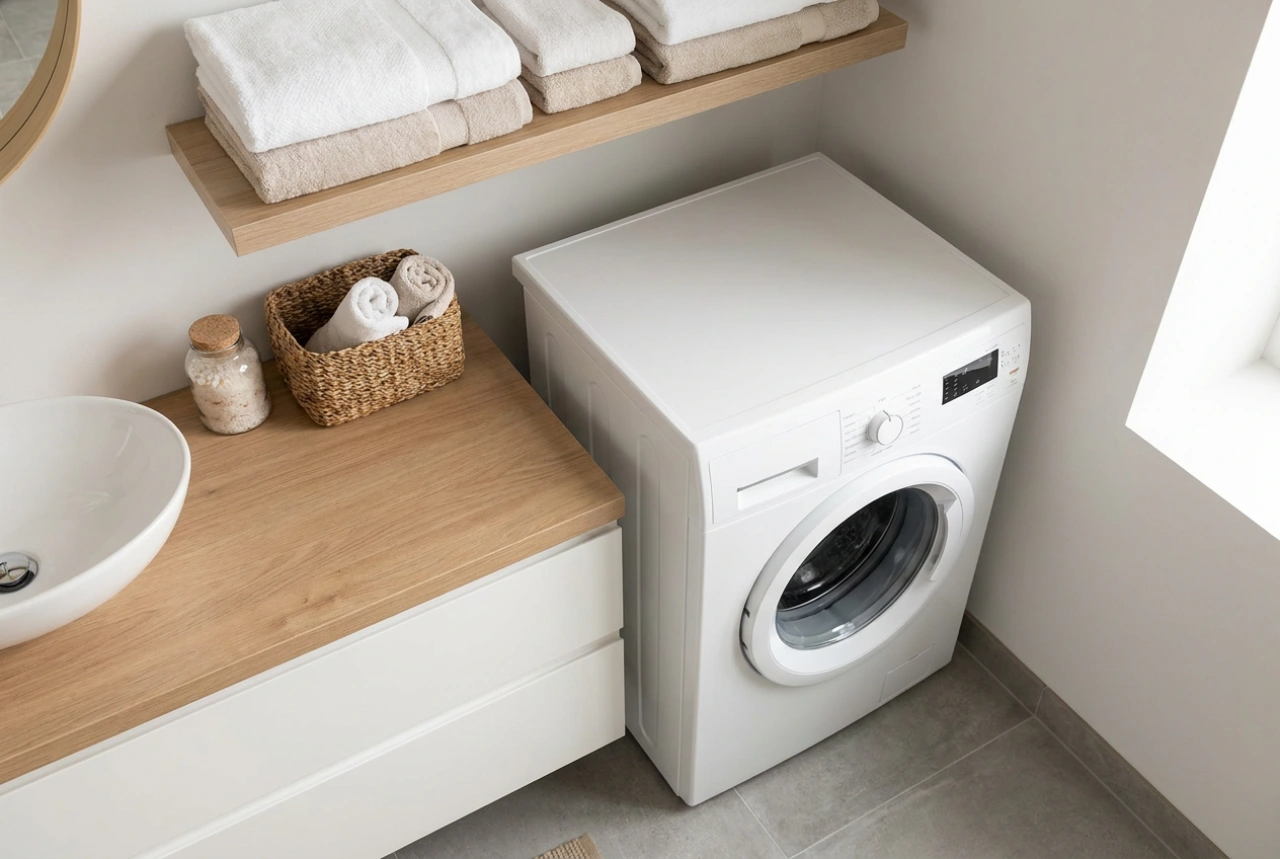 Comment choisir un lave-linge pour une petite salle de bain sans perdre en confort