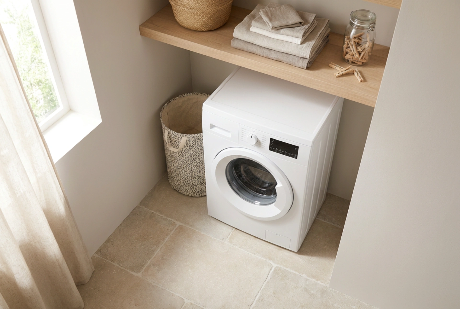 Lave-linge top : optimiser l'installation et l'entretien en espace restreint